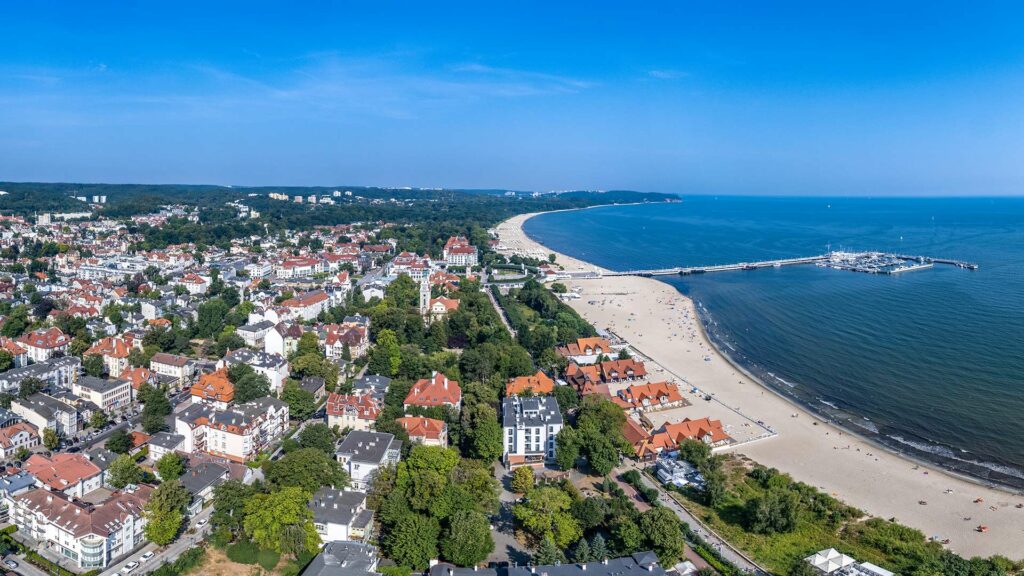 Sopot on the Polish Baltic Sea