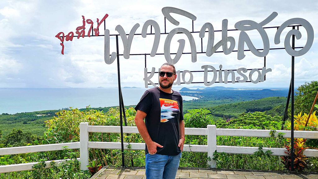 Tobi at the Khao Dinsor Viewpoint in Chumphon