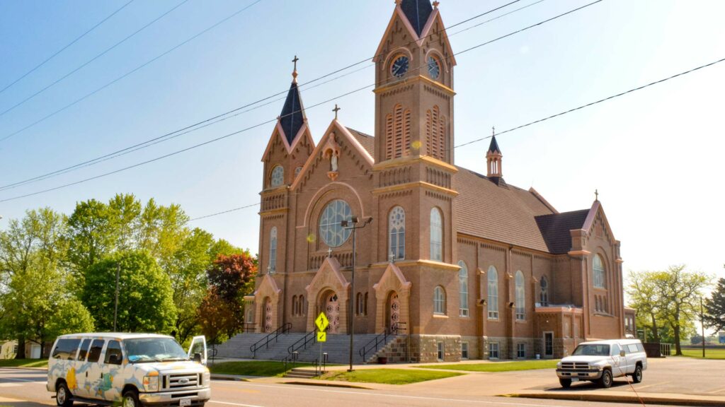 Immaculate Conception Church in New Munich, Minnesota