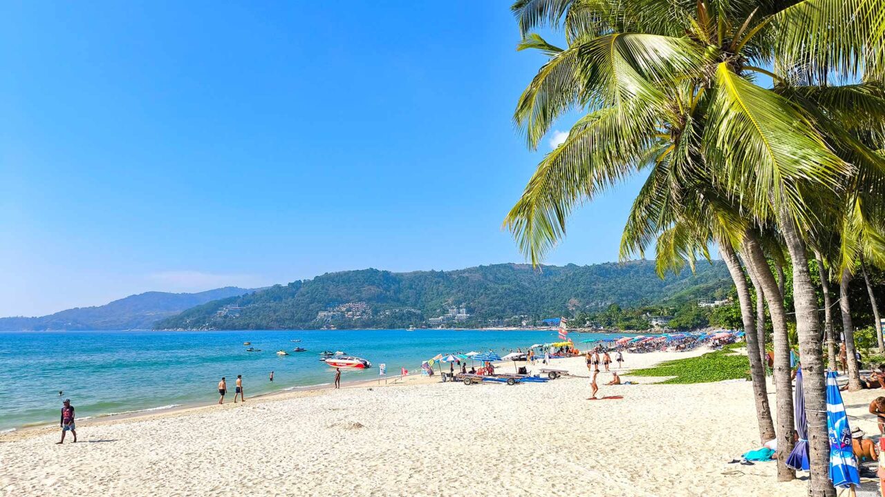 The popular Patong Beach – one of our things to do in Phuket