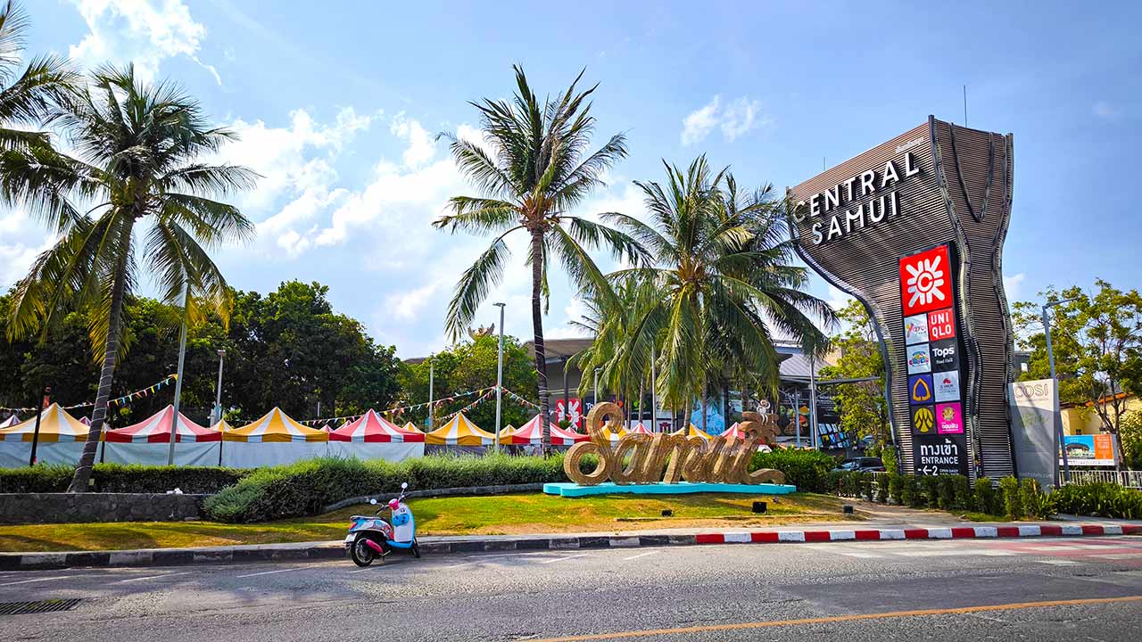 Die große Shoppingmall in Chaweng, das Central Festival, Koh Samui