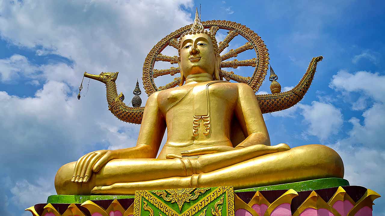 The landmark of Koh Samui, the Big Buddha