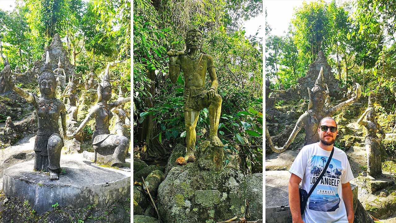 Statuen im Tarnim Magic Garden, Koh Samui