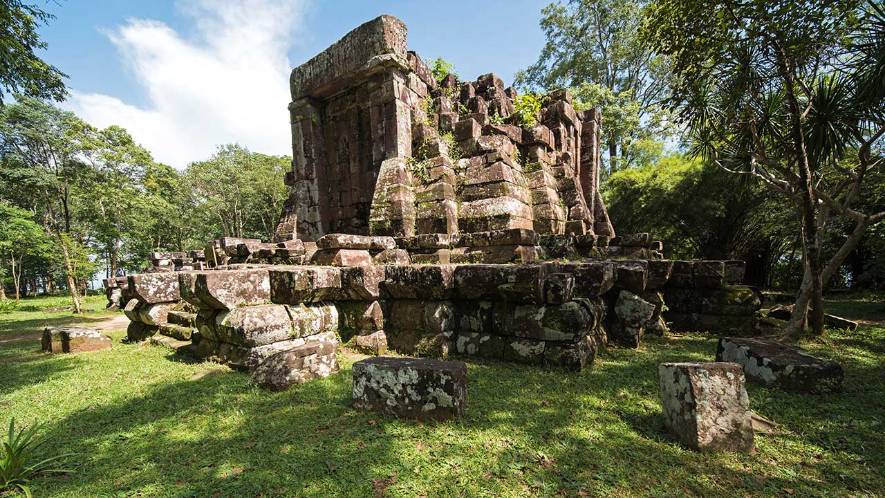 Wat Phrathat Phu Phek, alte Khmer Ruinen in Sakon Nakhon