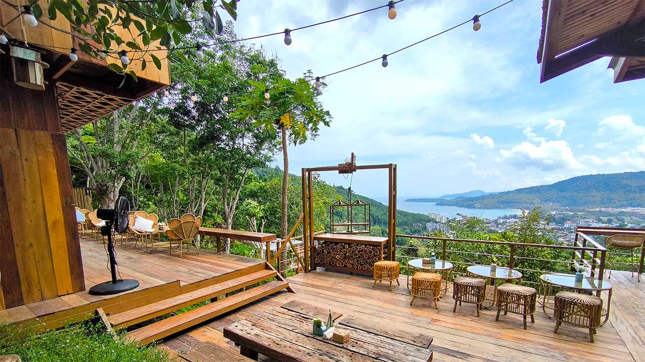 The Baanrai I Talay Cafe, one of the new Phuket viewpoints