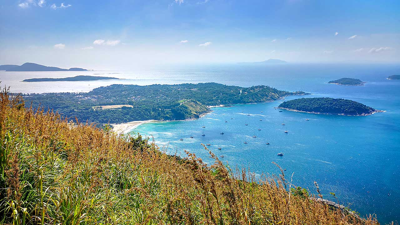 One of the most beautiful Phuket viewpoints, the Black Rock Viewpoint