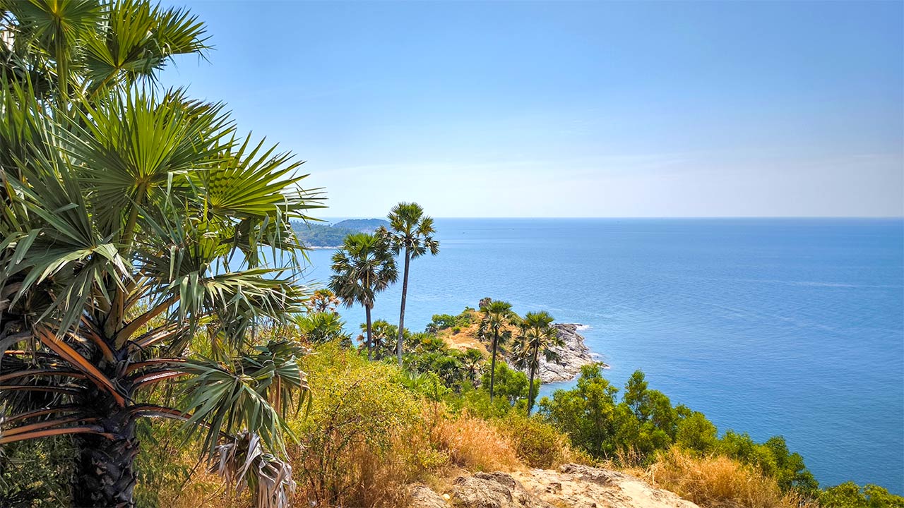 Das berühmte Promthep Cape am Tag auf Phuket