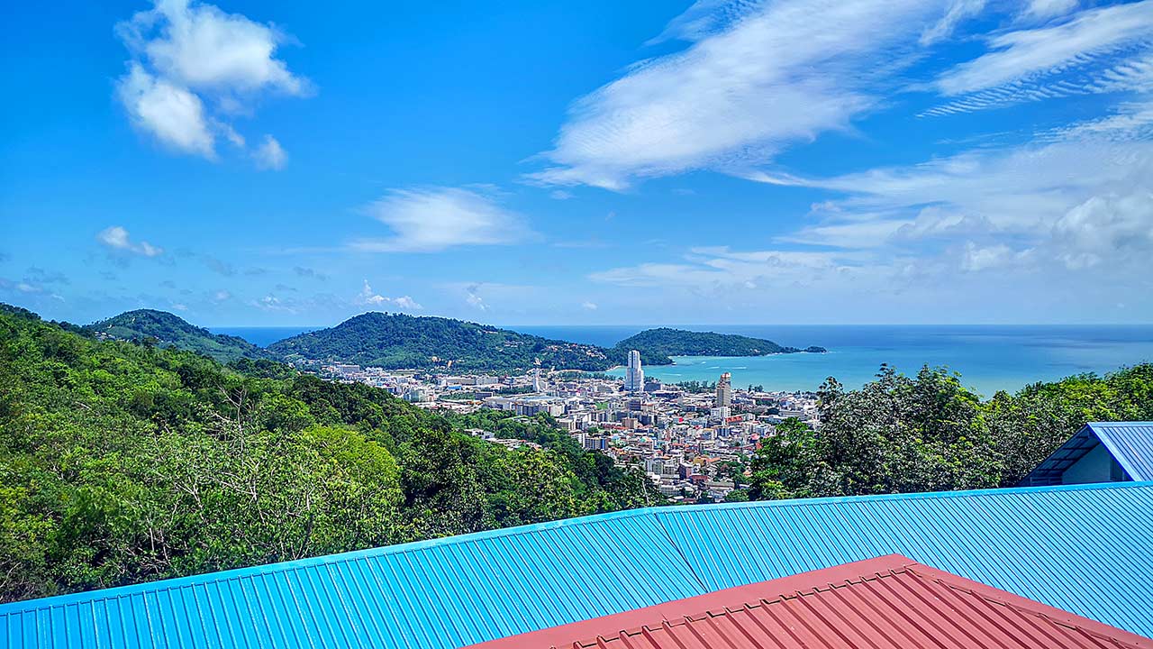 The Wat Doi Thep Nimit Monastery in the mountains of Patong, Phuket