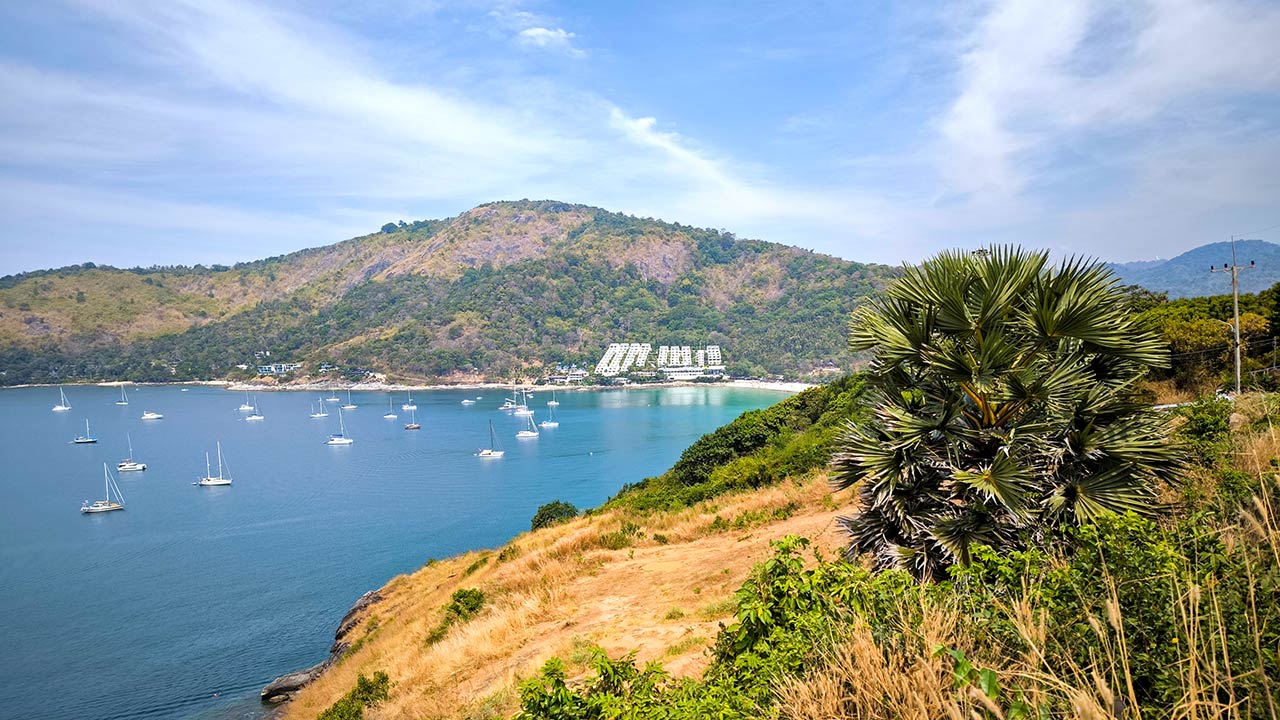 Windmill Hill mit Richtung Nai Harn, Phuket