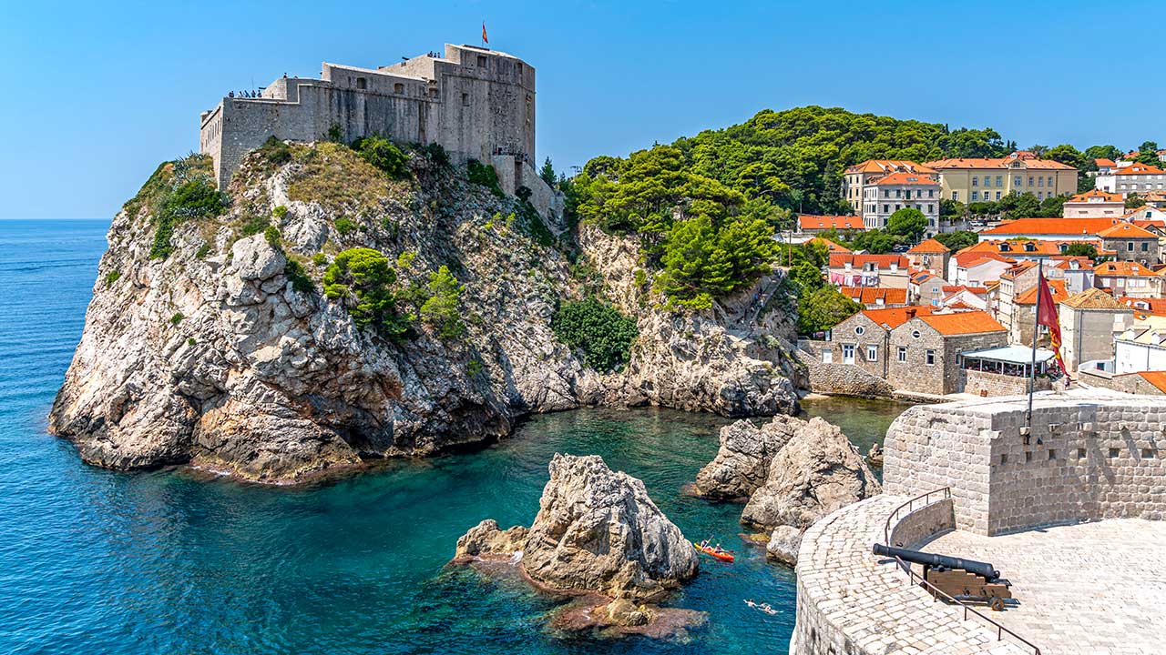 Die Festung Lovrijenac, eine von Dubrovniks Sehenswürdigkeiten