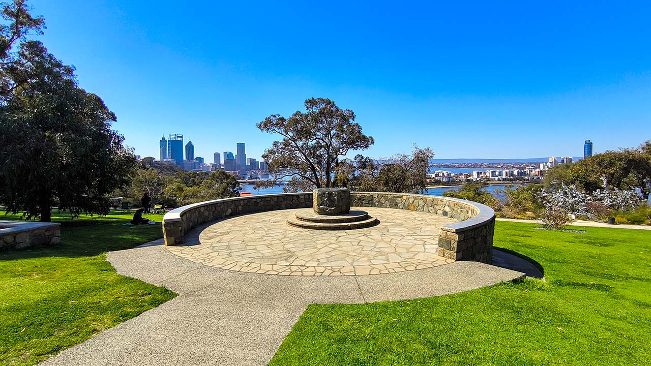 Das Roe Gardens and Memorial im Kings Park, Perth