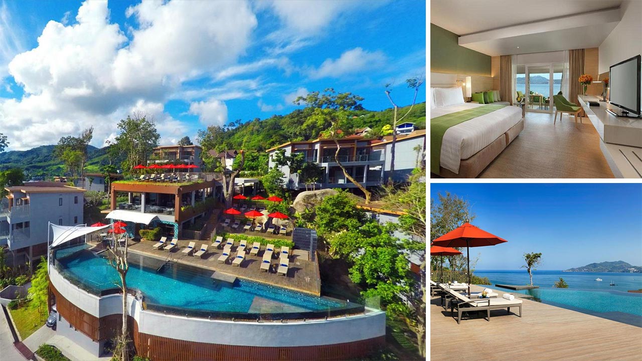 Exterior view, swimming pool, and room of Amari Phuket (Photos: Amari Phuket)