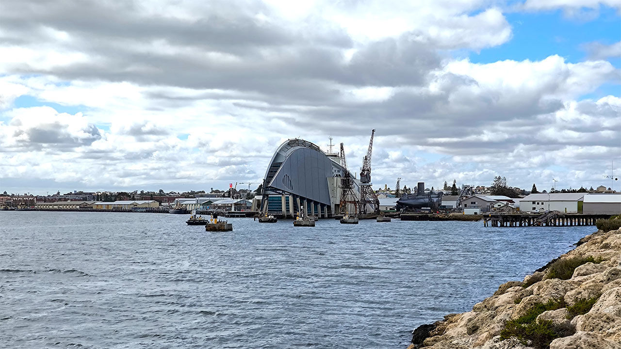 Der Hafen von Fremantle, Australien