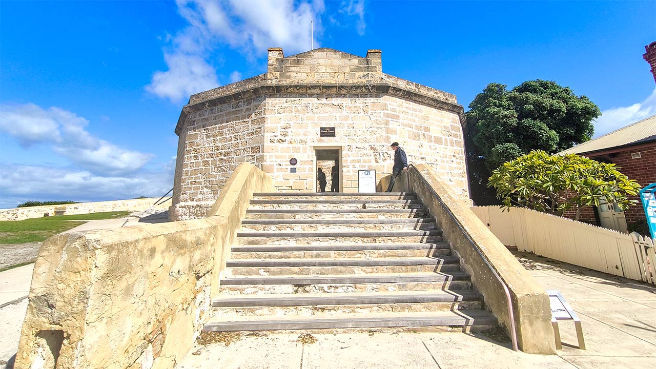 Das Round House von Fremantle in Australien mit toller Aussicht