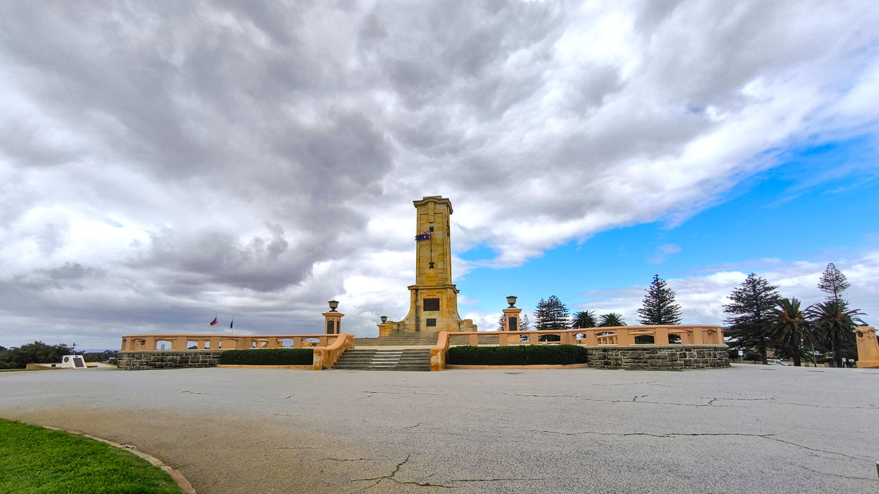 Das Fremantle War Memorial in der Nähe von Perth, Western Australia