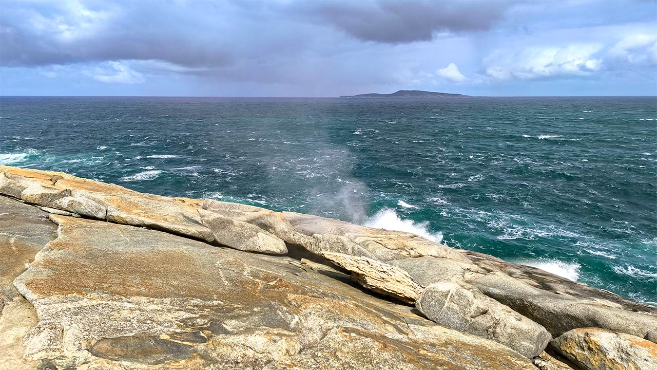 Der Blowholes eine der Natur-Highlights von Albany