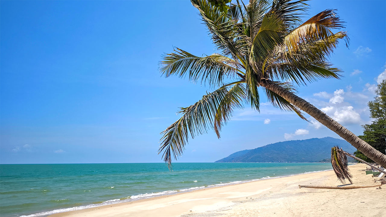 Der wunderschöne Na Dan Strandabschnitt in Khanom