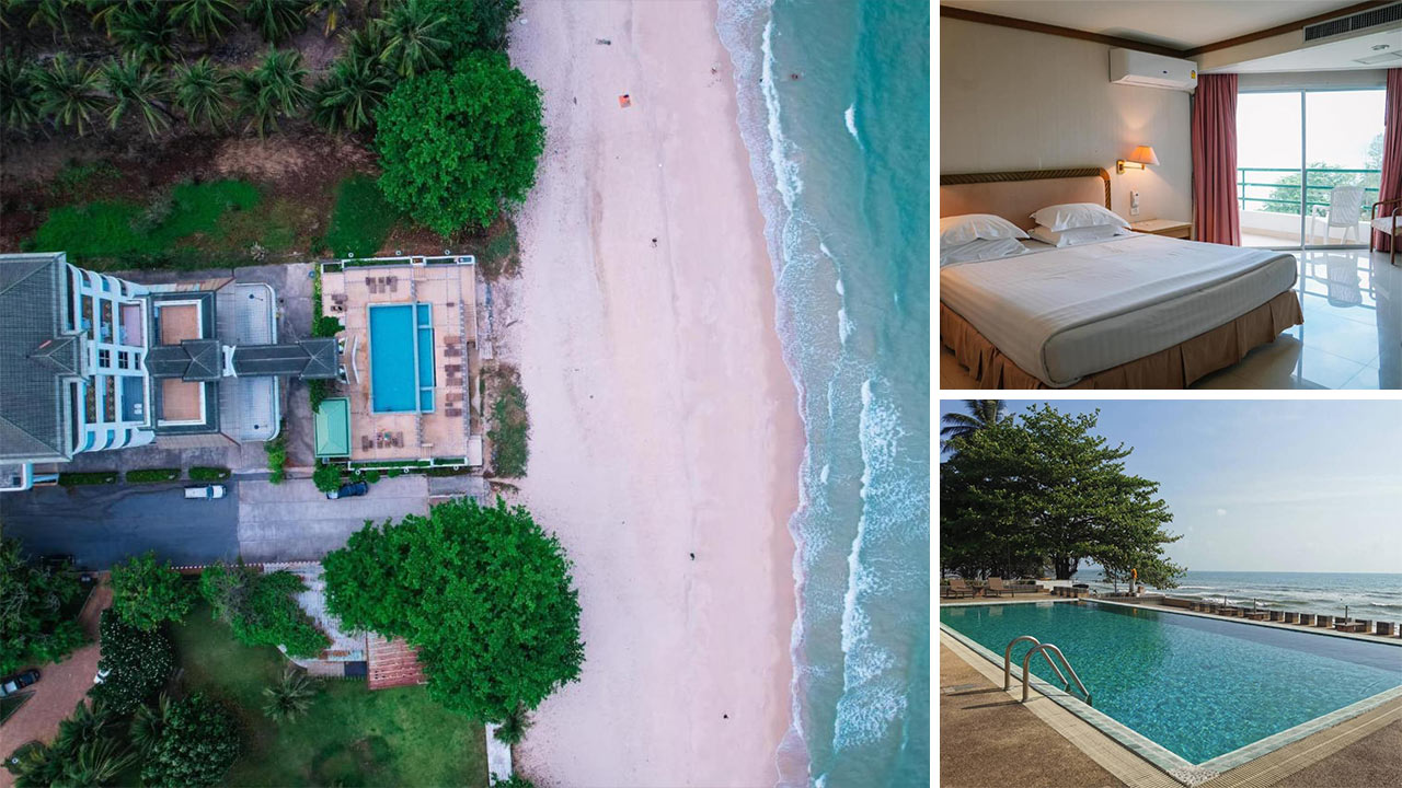 Strand, Zimmer und Swimmingpool im Khanom Golden Beach Hotel (Fotos: Khanom Golden Beach Hotel)