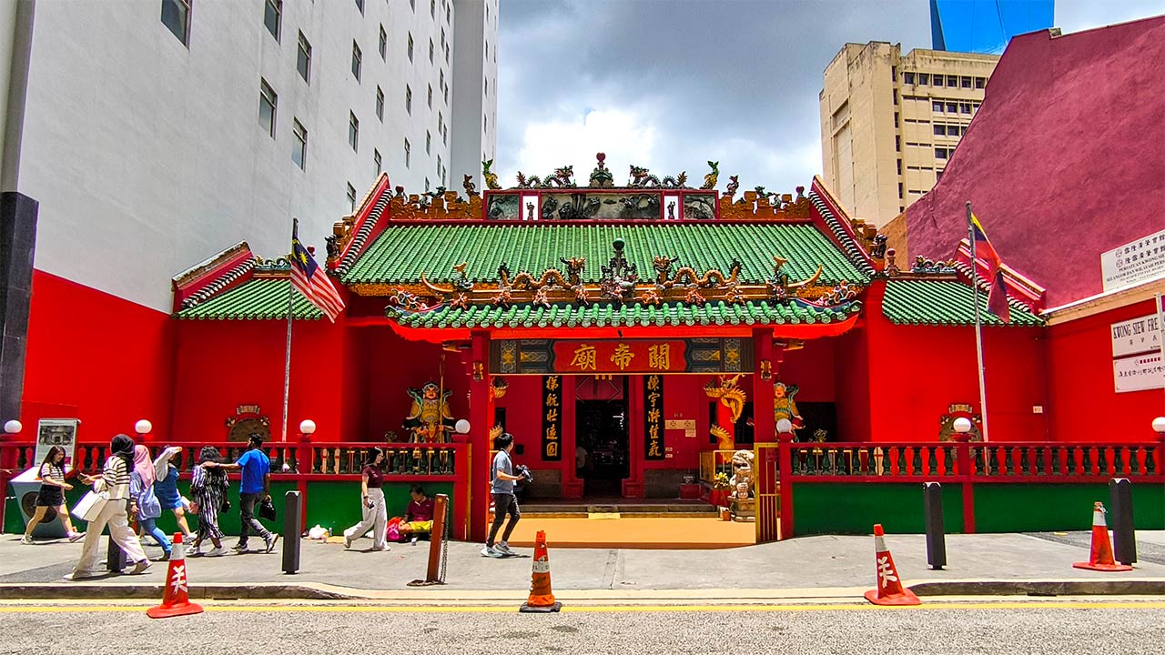 Der Guan Yu Tempel von Chinatown, Kuala Lumpur