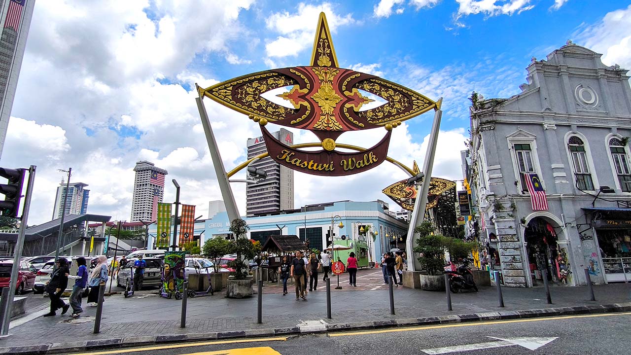 Der Kasturi Walk am Central Market von Kuala Lumpur