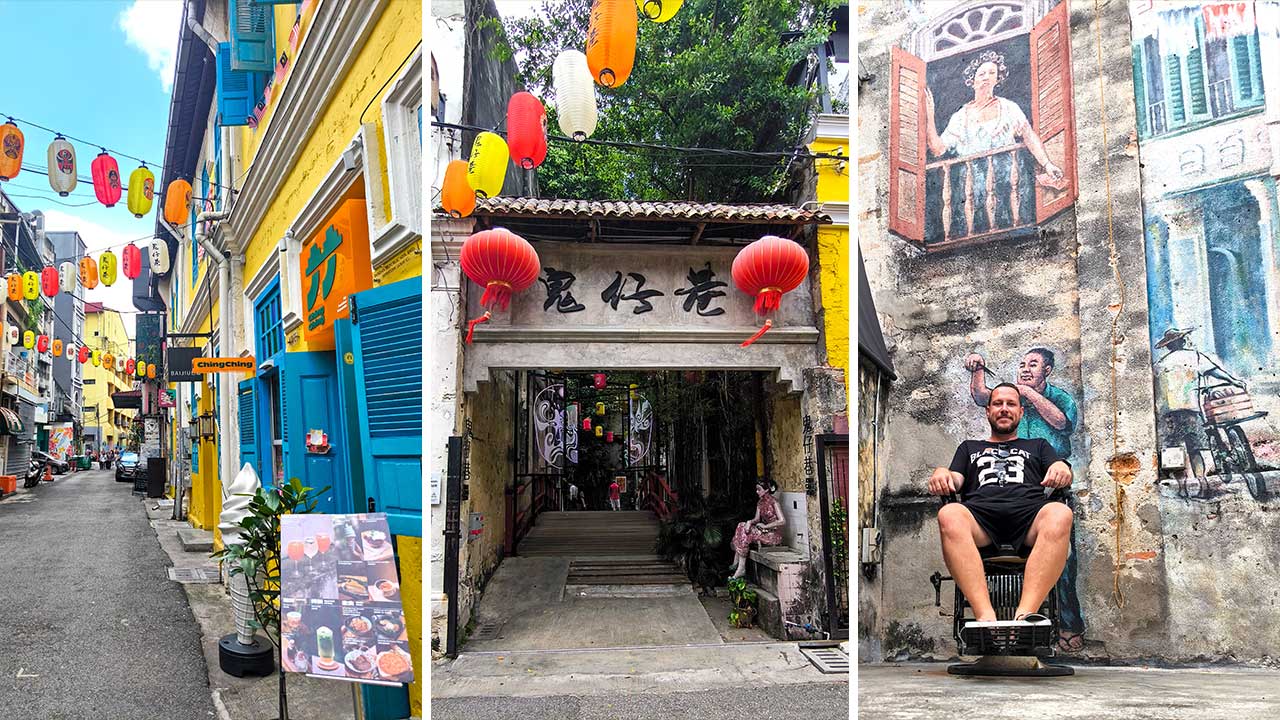 Streetart in Kwai Chai Hong, Kuala Lumpur, Chinatown