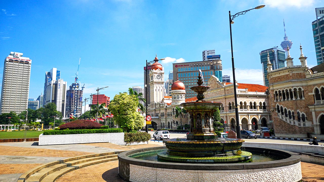 Der Merdeka Square in Kuala Lumpur